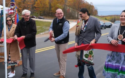Tribe, state, and county celebrate Highway 8 safety improvements in Forest County